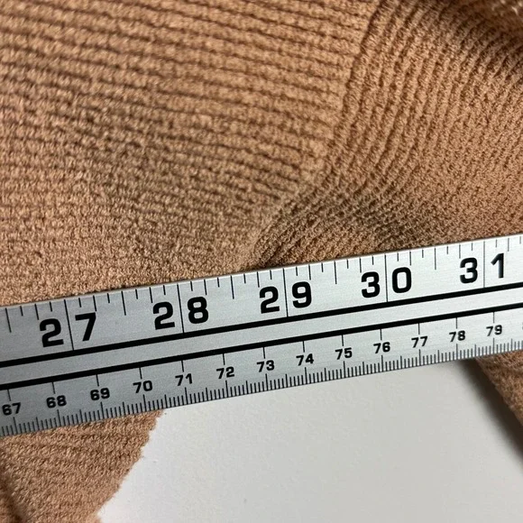 Free People Taupe Ottoman Slouchy Tunic Sweater Dress Size Large Knit Bohemian - Picture 10 of 13